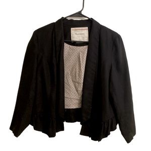 Cartonnier Black Open Blazer Sz S